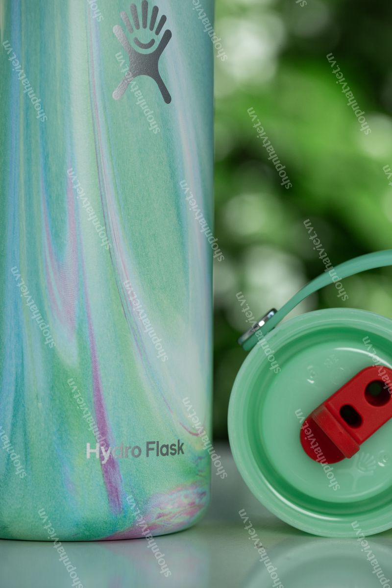 Hydro flask Jelly Green wide flex Straw cap 32oz (946ml)